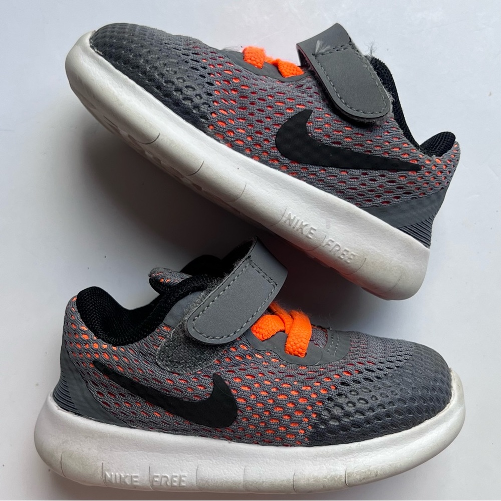 NIKE Free RN TDV, Baby Sneakers, Size: 4